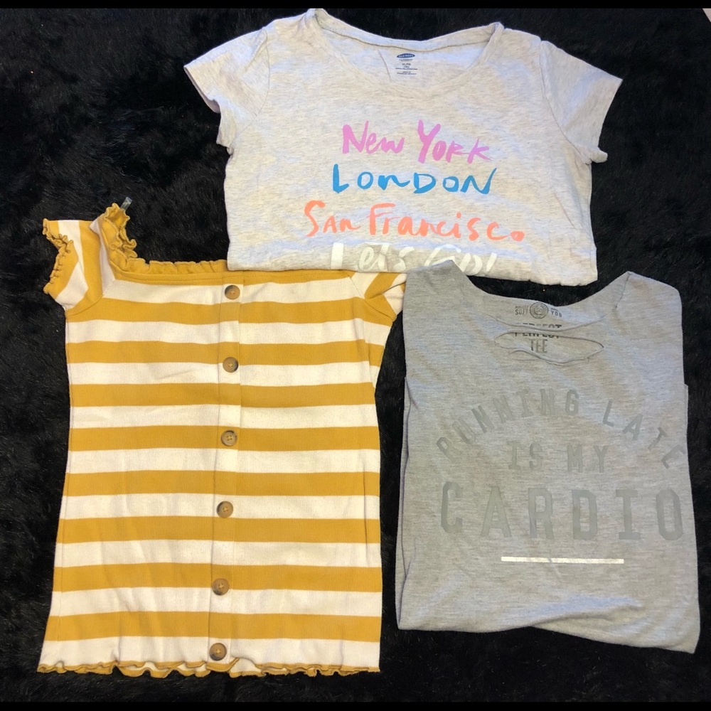 Bundle of junior shirts